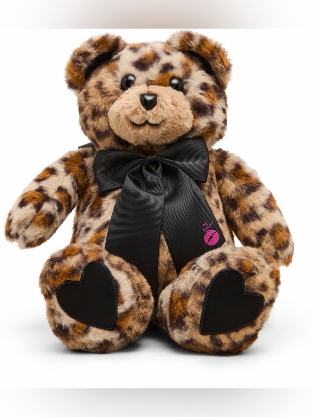 NWT Betsey Johnson Plush Leopard-Print Teddy Bear 🧸 purse